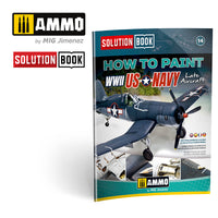 How to Paint US NAVY WWII Late SOLUTION BOOK #14 – MULTILINGUAL BOOK