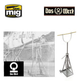 1/48 Luftwaffe Jack Stand Set with Saw Horses - Extended Edition