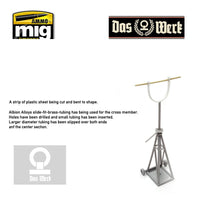 1/48 Luftwaffe Jack Stand Set with Saw Horses - Extended Edition