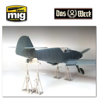 1/48 Luftwaffe Jack Stand Set with Saw Horses - Extended Edition