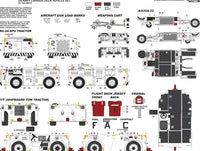 1/48 US NAVY Ground Supporting Equipment Set with STT Tractor