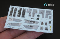 F/A-18B 3D-Printed & coloured Interior on decal paper (for Kinetic  kit)