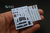 1/32 Me-262A 3D-Printed & coloured Interior on decal paper (for Trumpeter kit)