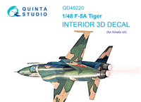 F-5A 3D-Printed & coloured Interior on decal paper (Kinetic)