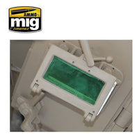 CRYSTAL GREEN PERISCOPE  (AND TAIL LIGHT ON)