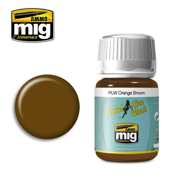 PLW ORANGE BROWN