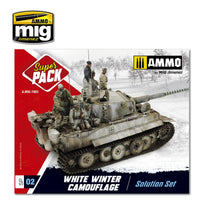 WHITE WINTER CAMOUFLAGE WEATHERING SET