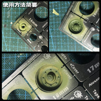 Wheel Adjustable Airbrush Stencil