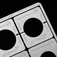 Wheel Adjustable Airbrush Stencil