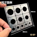 Wheel Adjustable Airbrush Stencil