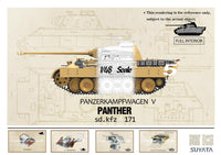 1/48 Panther A w/ Zimmerit & Full Interior + 16T Strabokran w/ Maintenance Diorama & Display Base