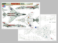 1/48 F-4B Phantom II Aircraft & 1/48 F-4 Phantom II Access Door Decal Set A