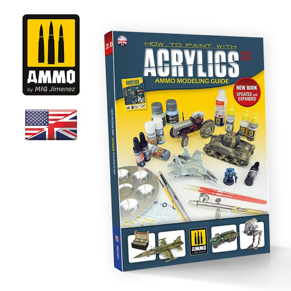 HOW TO PAINT WITH ACRYLICS 2.0 AMMO Modeling guide  ENGLISH